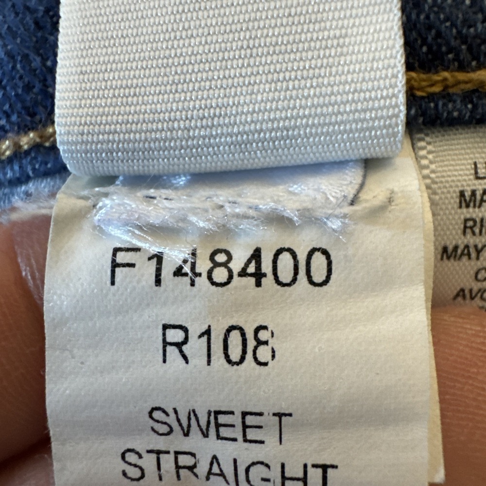Lucky Brand Sweet Straight Jeans Women 6/28 R Blue Medium Wash Stretch Denim - Picture 16 of 16